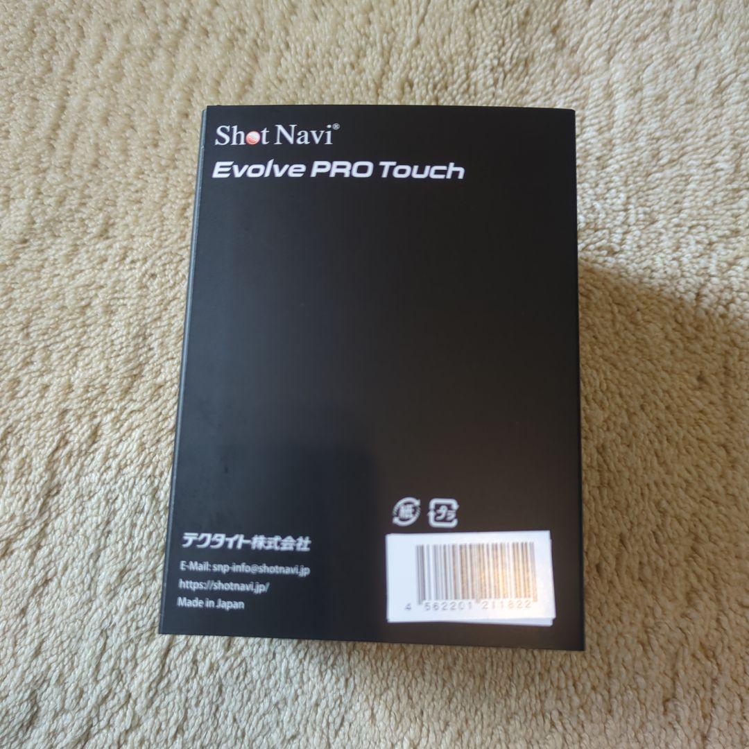 Shot Navi Evolve PRO Touchブラック　GPSウオッチ