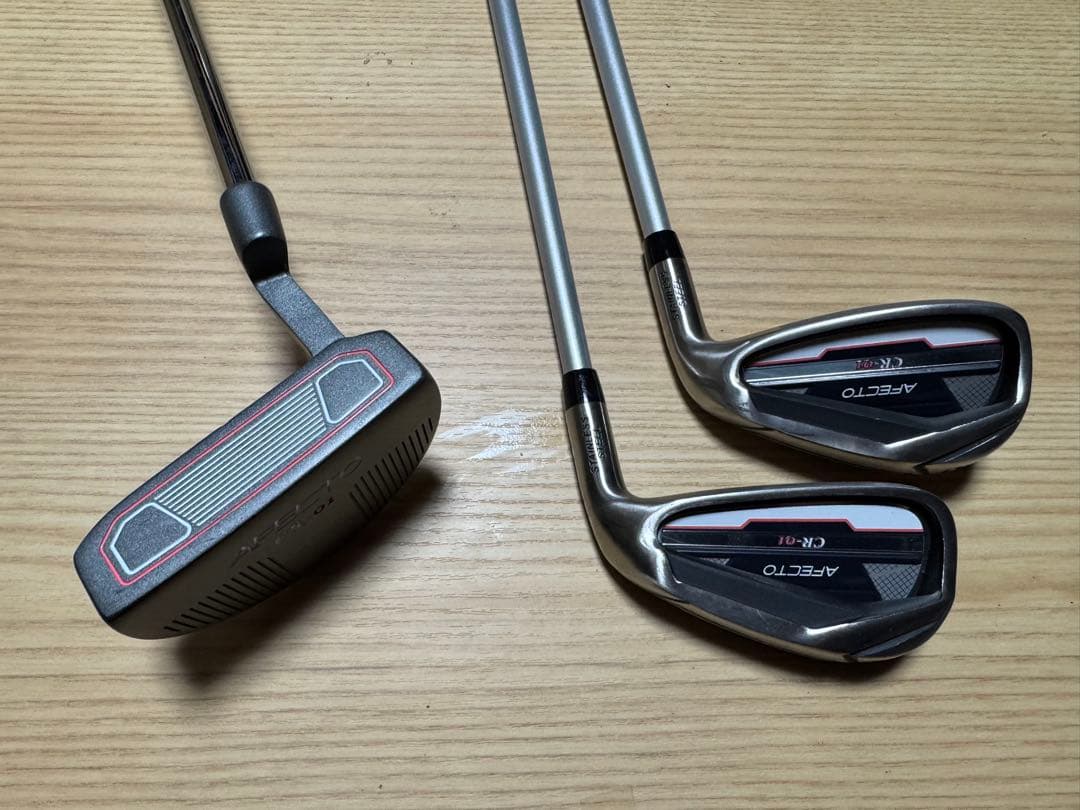 AFECTO CR-01 レディース 初心者 練習用 ゴルフ5本セット