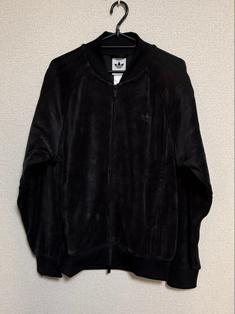adidas originals ブラック ジャージ XLサイズ
