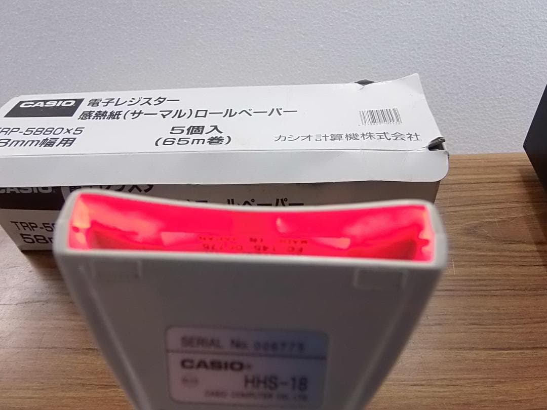 994CASIO　カシオ　レジスター ハンド　スキャナー　HHS-18　中古品