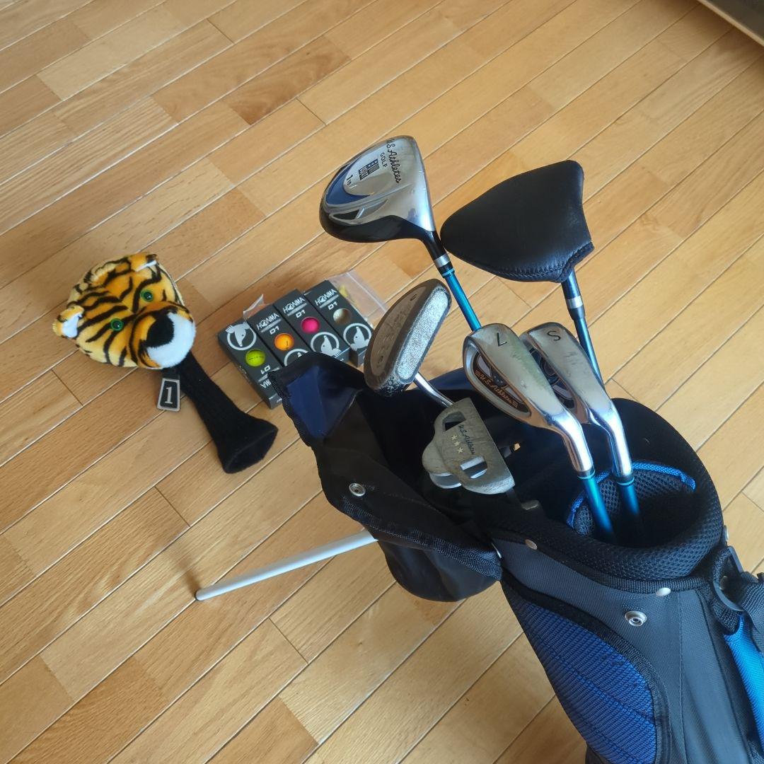 ジュニア ゴルフクラブセット スタンド式