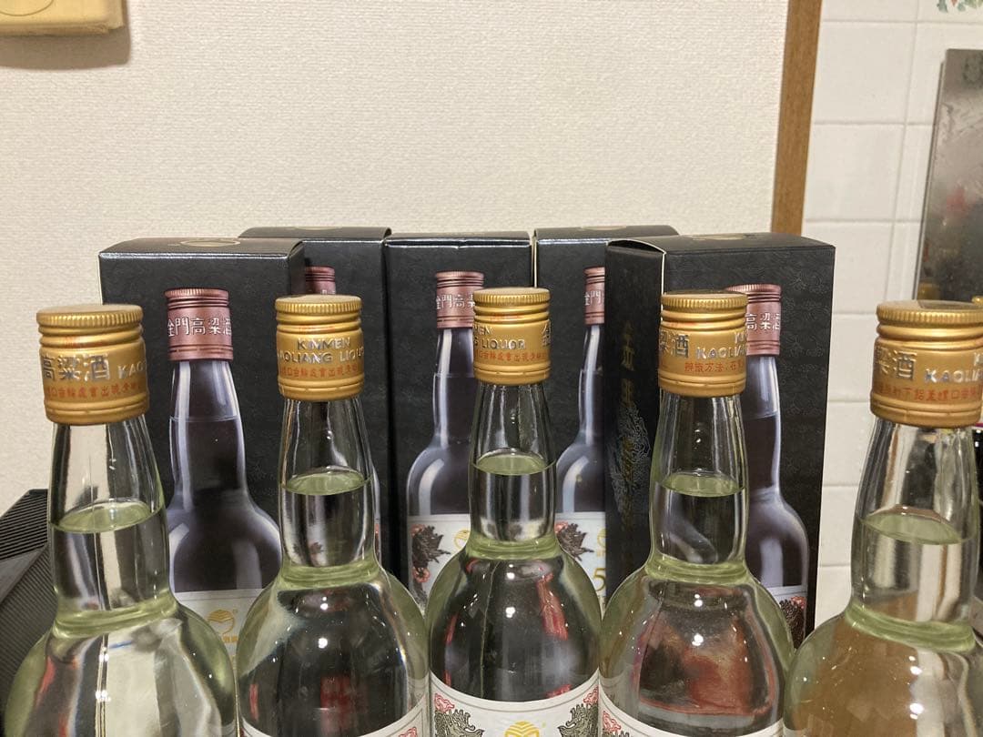 台湾 金門高梁酒 蒸留酒 600ml 58% 2022年 5本セット