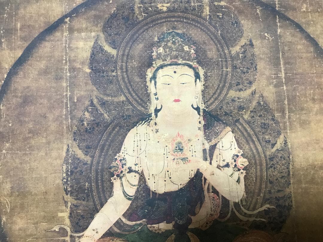【虚空蔵菩薩】複製 東京国立博物館◆仏画◆工芸◆古仏画◆絹本 仏教美術