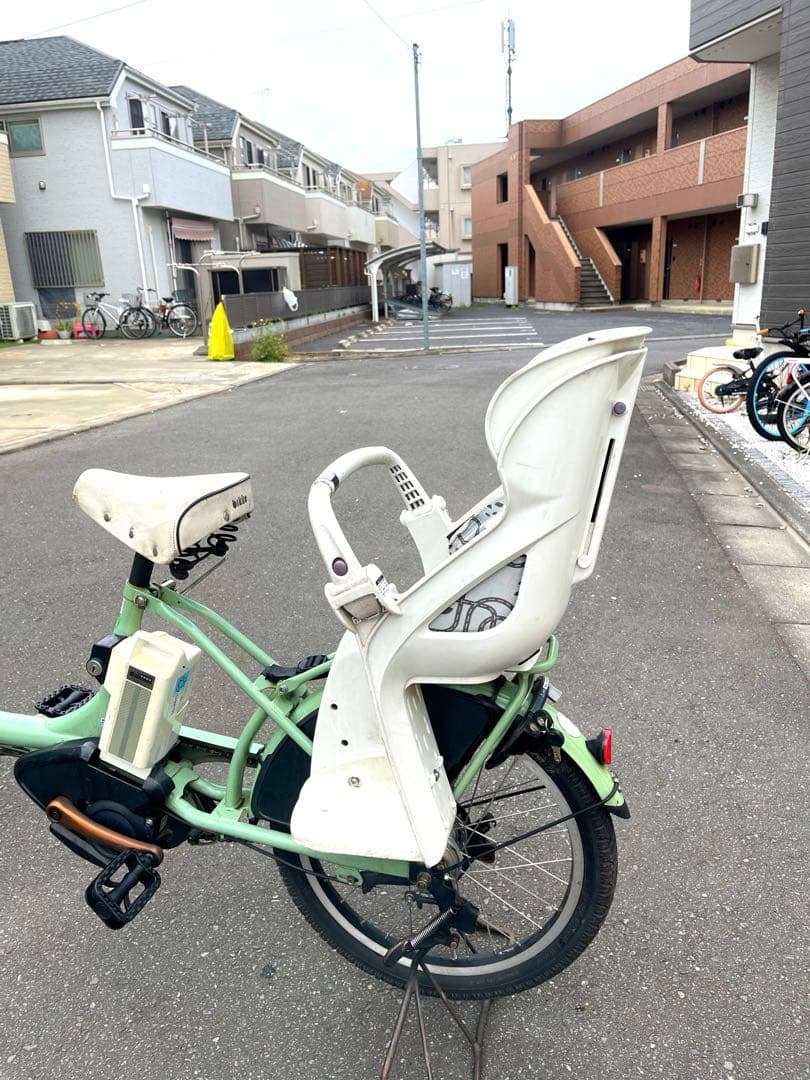 【BRIDGESTONE】bikke2子供乗せ電動自転車20型3速LED付属品付