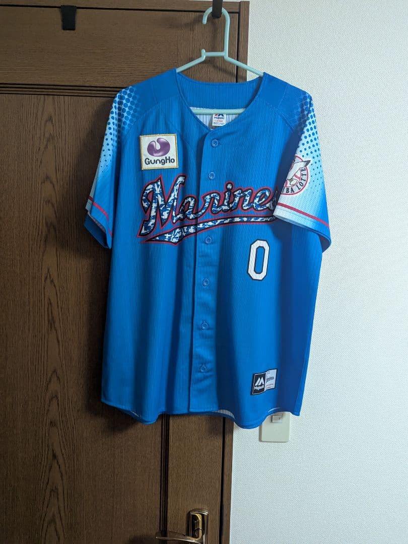 #激レア千葉ロッテ #0 荻野選手 マリフェス、サマフェス サイズL 5枚セット