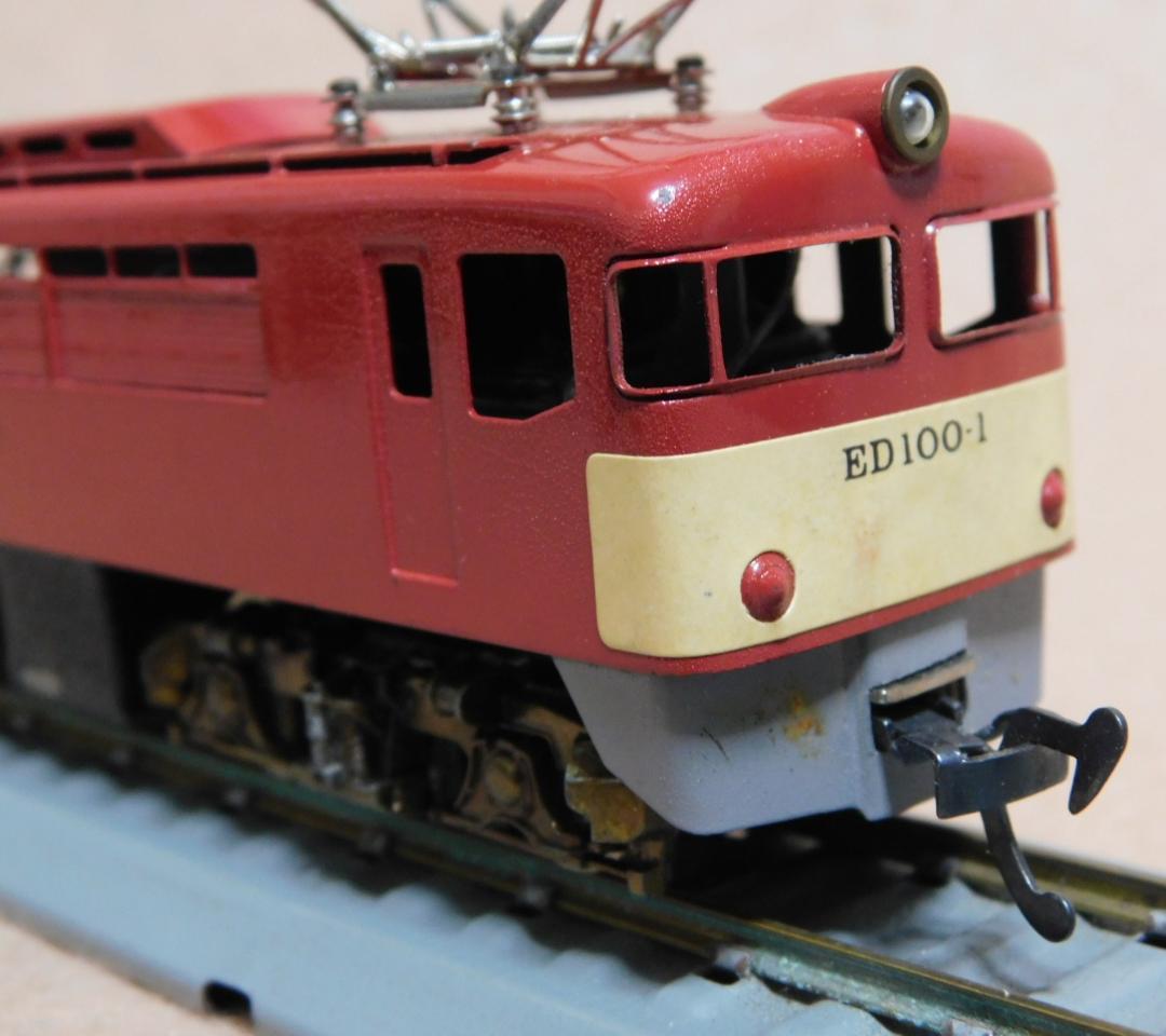 ＫＴＭ　カツミ模型店　ＨＯゲージ　ＥD１００　自由形電気機関車（昭和４０年代製）