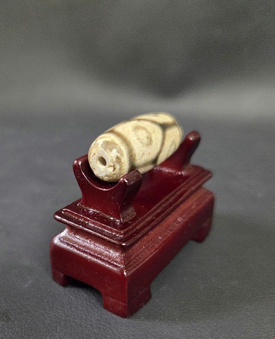 978　天珠　亀甲長壽六眼天珠　貴重　珍品　dzibeads！