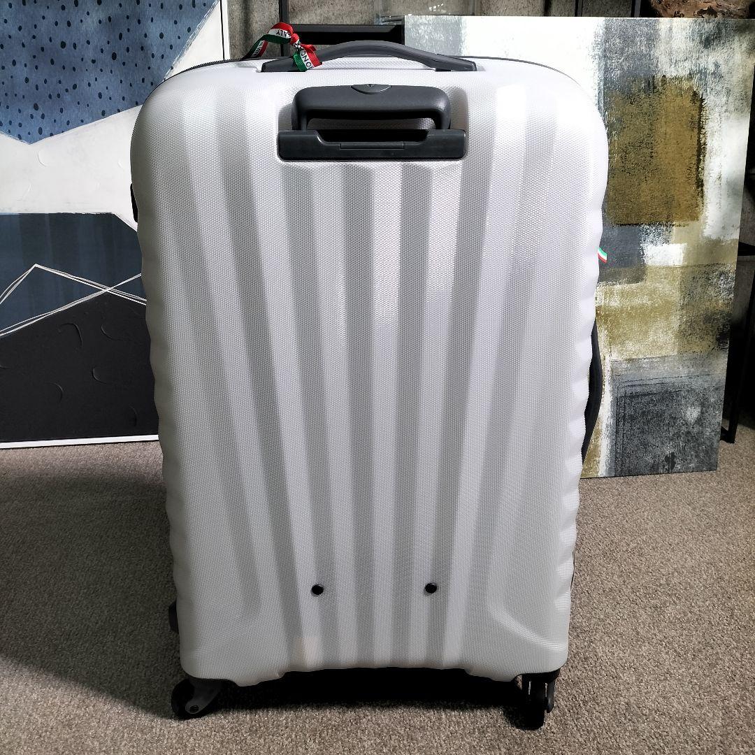 未使用品 ロンカートキャリーケース ホワイト 63L 展示品(2511A②)
