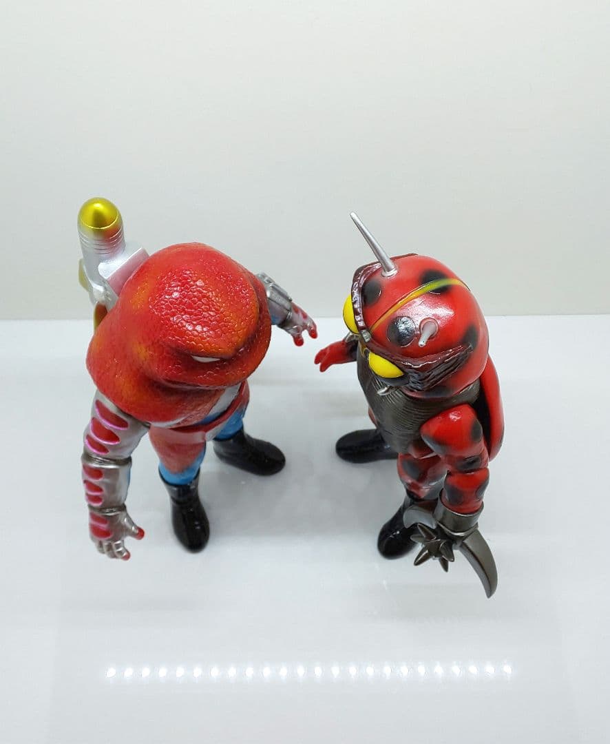 仮面ライダーV3✨風見志郎vsデストロン怪人◆東映レトロソフビコレクション★☆