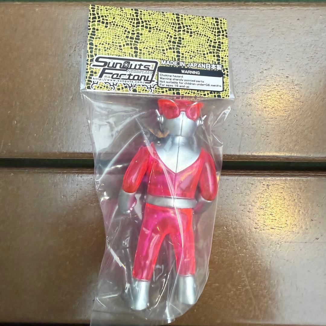 レッドマン（クリア蛍光レッド） ソフビ サンガッツ本舗 ツブコン限定　抽選