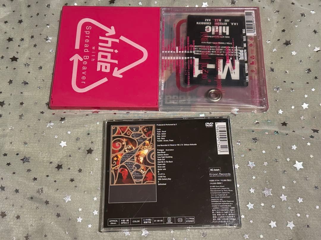hide PERFECT SINGLE BOX CD DVD ギター フィギュア