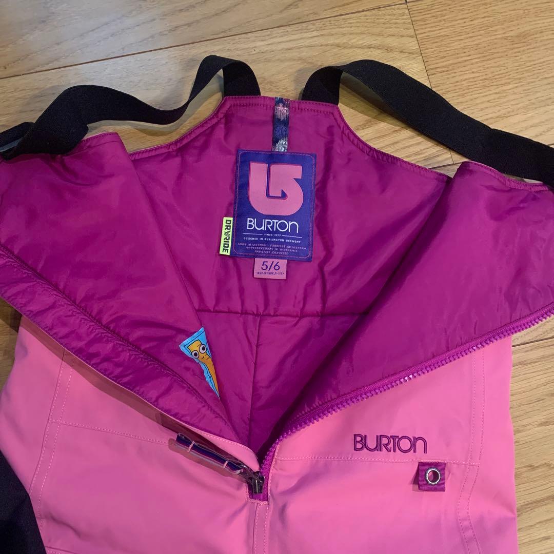 美品☆バートンキッズ スノボウェア 5/6T 110〜120 子供 スキーウェア
