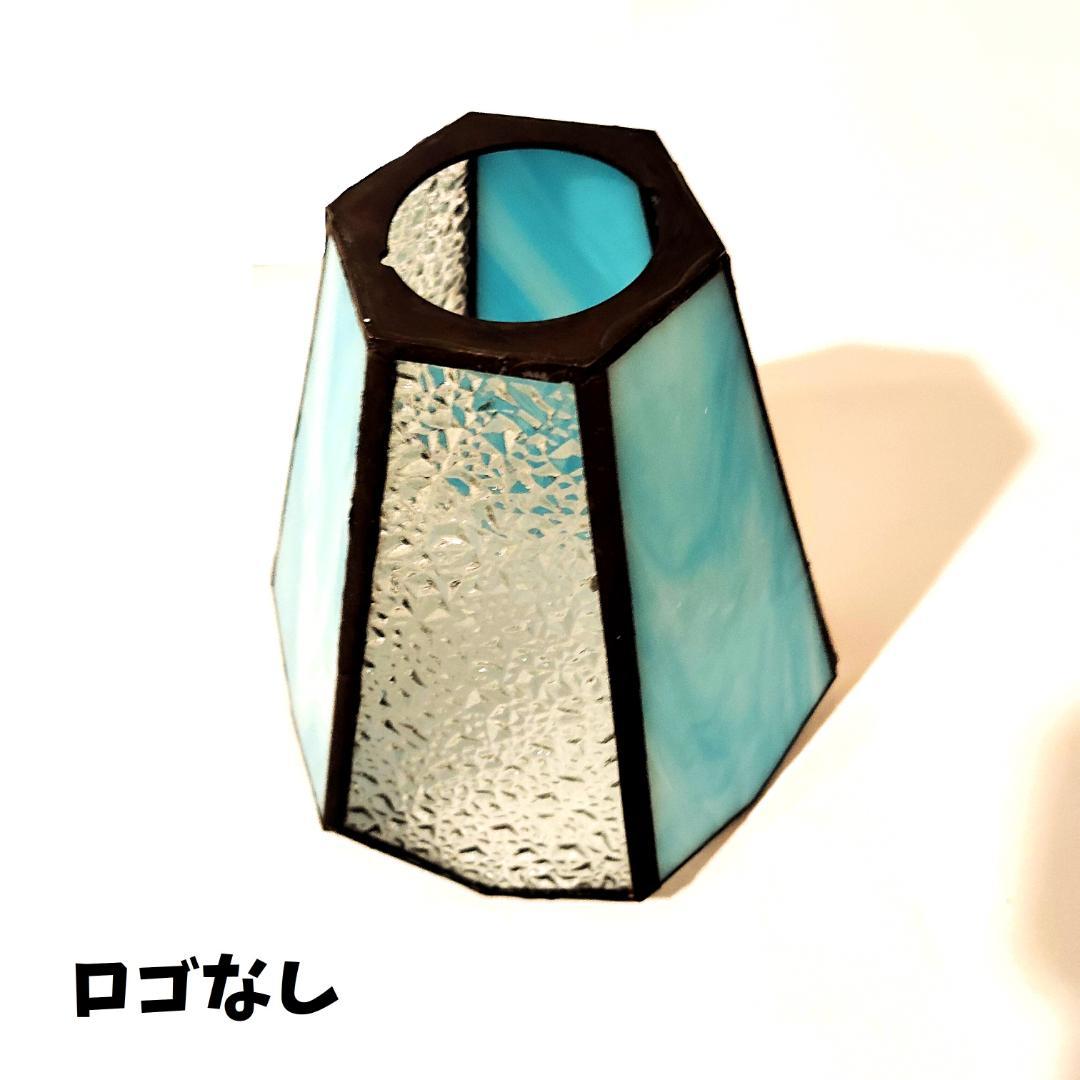 真鍮製　BRASS LAMP STAND　ステンドグラスシェード　セット