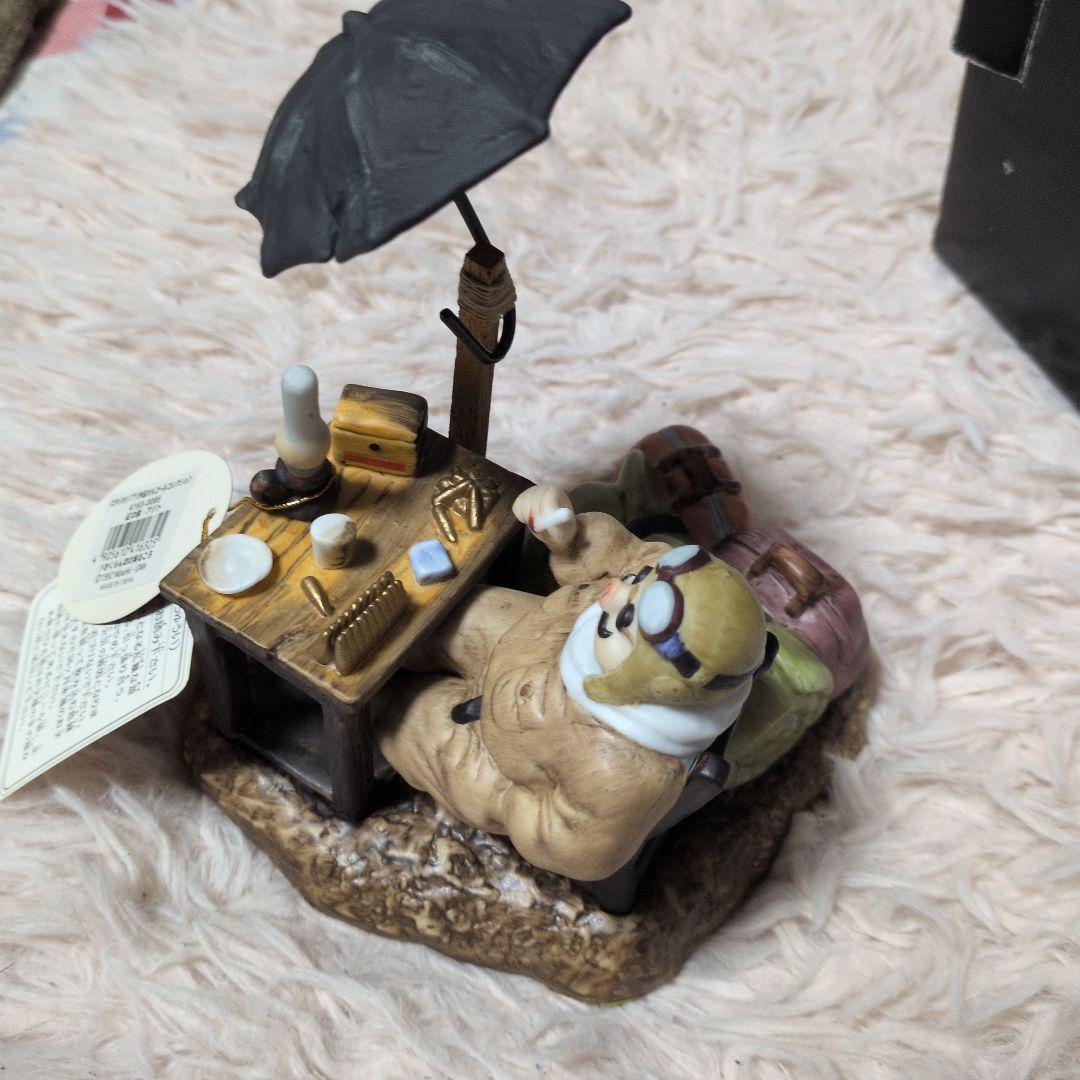 ジブリ　紅の豚　ポルコ·ロッソ オルゴール 陶器