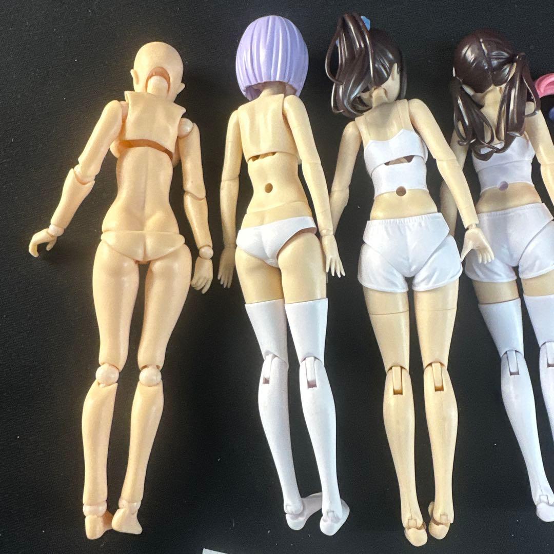 創彩少女庭園、メガミデバイス、他、ドレスアップボディー6体　他セット　中古