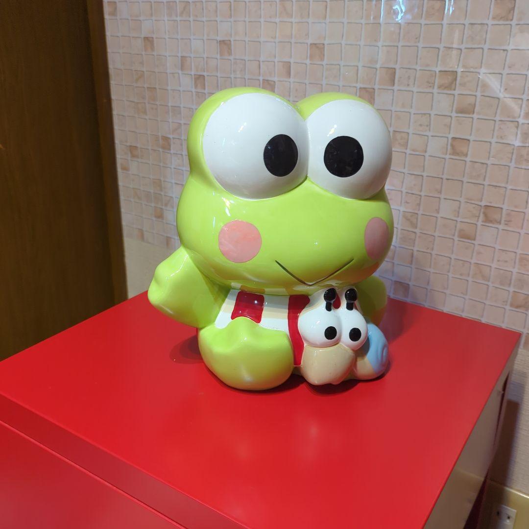 SANRIO・サンリオ・けろけろけろっぴ・当時物・陶器・貯金箱・大きめ・単品