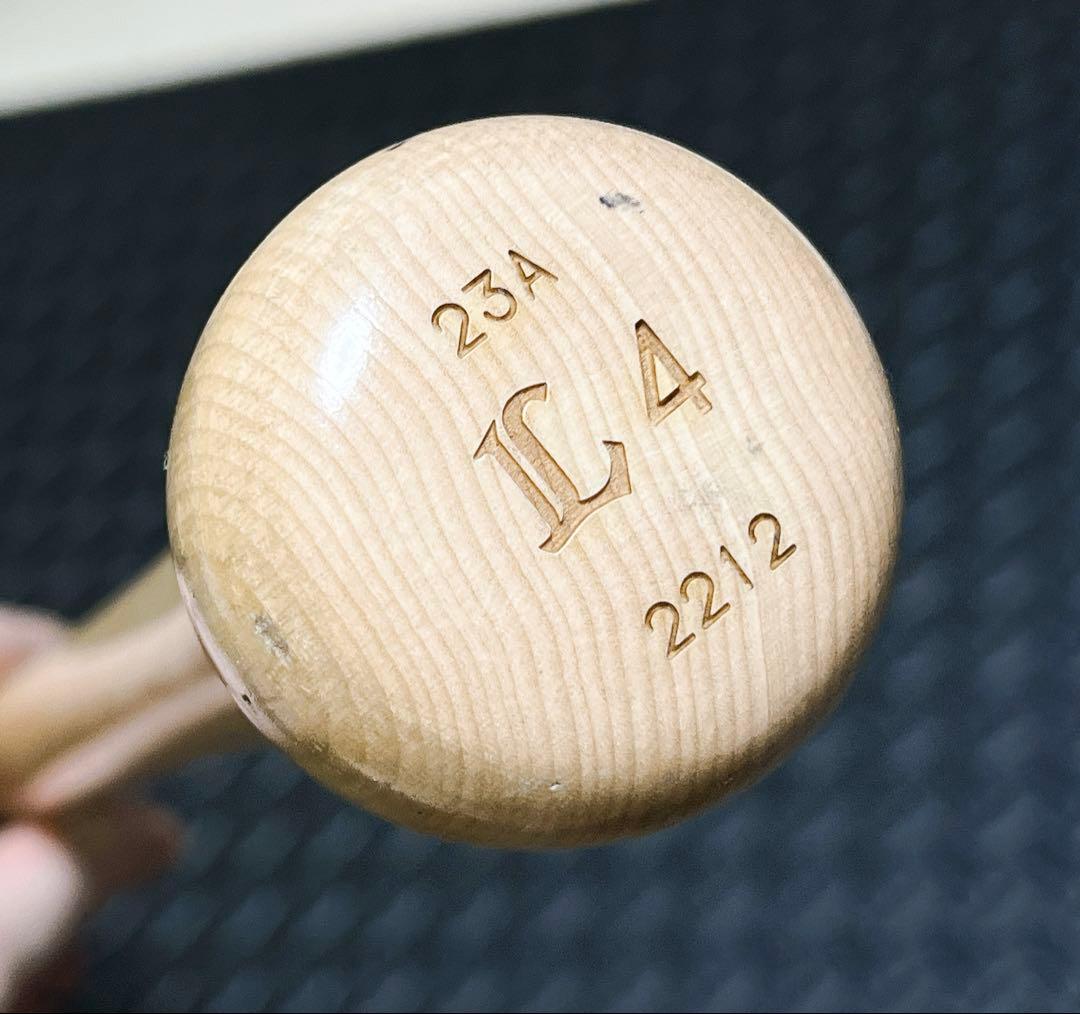プロ支給品 硬式 木製 バット ミズノプロ NPBマーク入り 山野辺翔選手