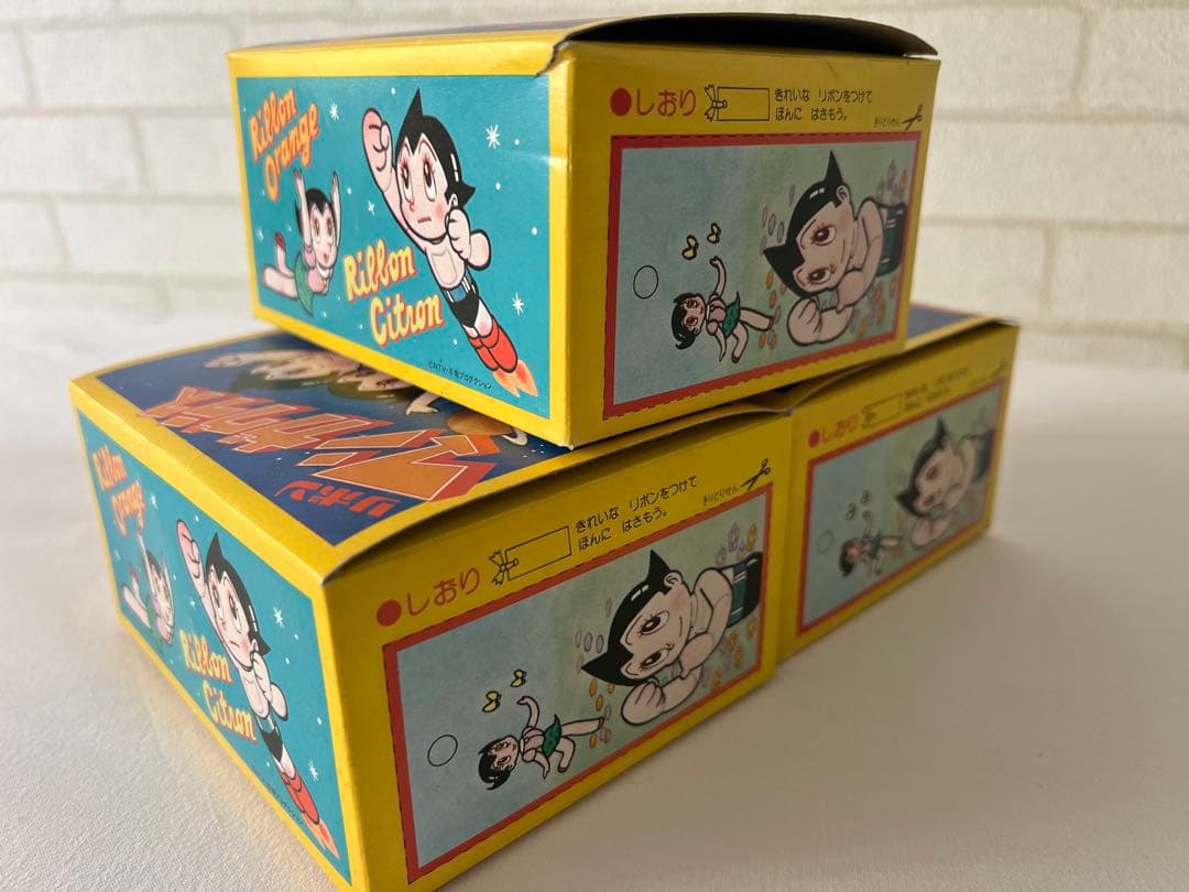 非売品 アトムグラス 2個×3箱セット 昭和レトロ 箱付