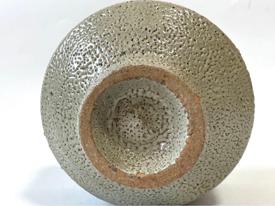 陶芸家　人間国宝　浜田庄司　濱田庄司　縁黒　茶碗　皮鯨　抹茶碗　益子焼　共箱