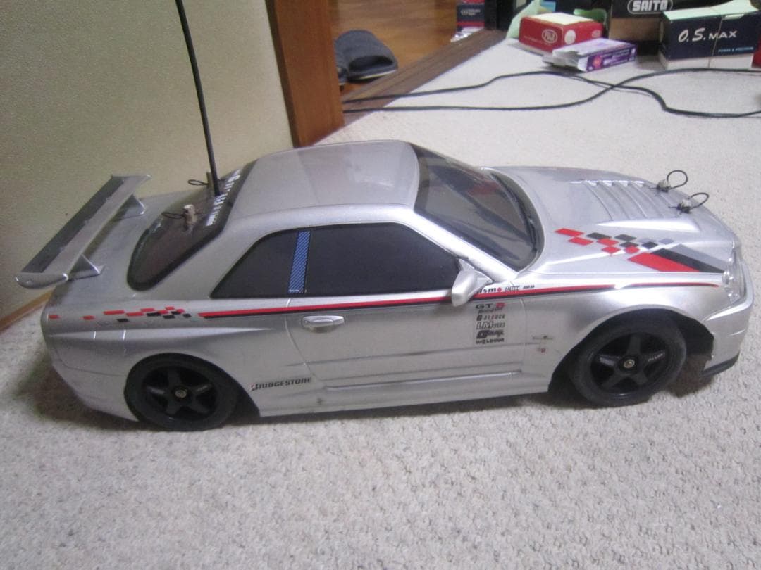 くりこう　1/10 タミヤ エンジンカー セット コントローラーありました
