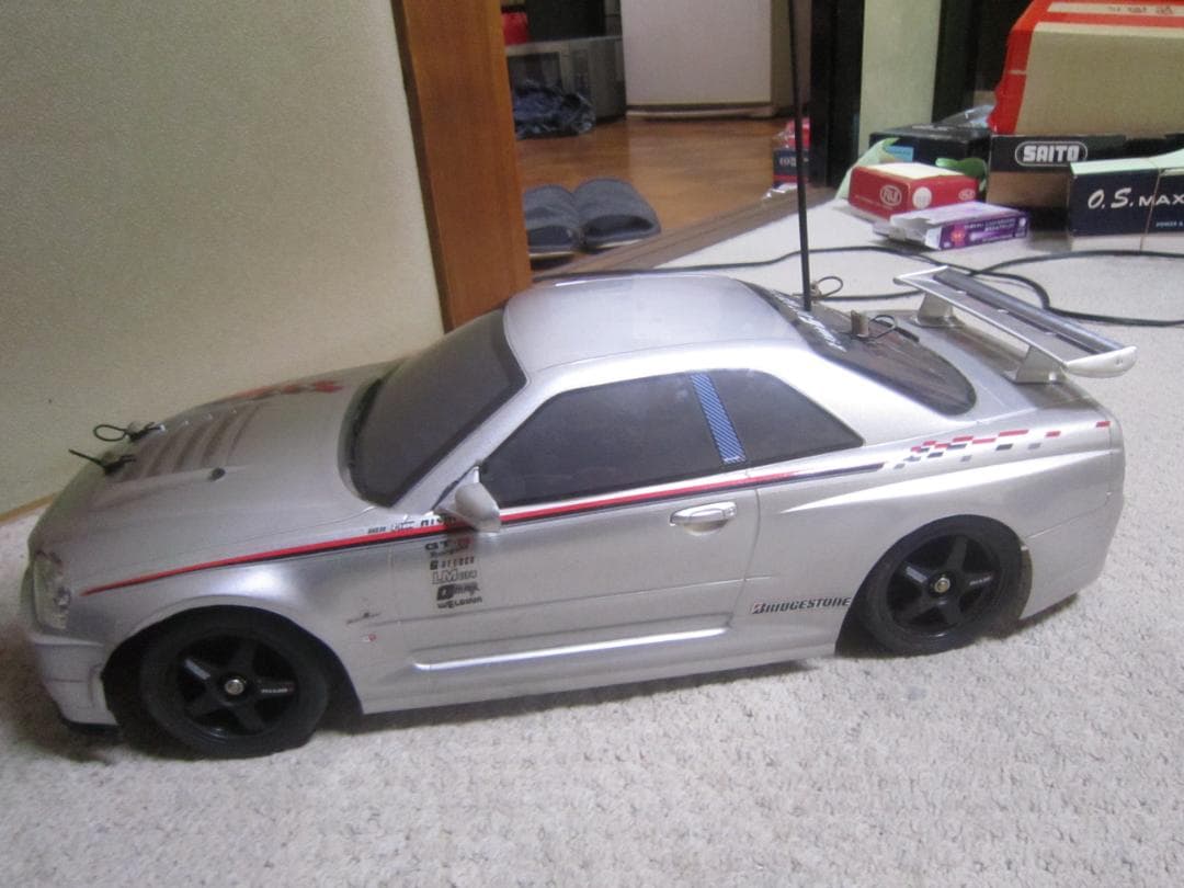 くりこう　1/10 タミヤ エンジンカー セット コントローラーありました