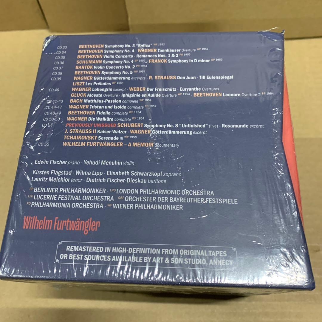 新品　フルトヴェングラー 完全録音 55CD Complete Wilhelm