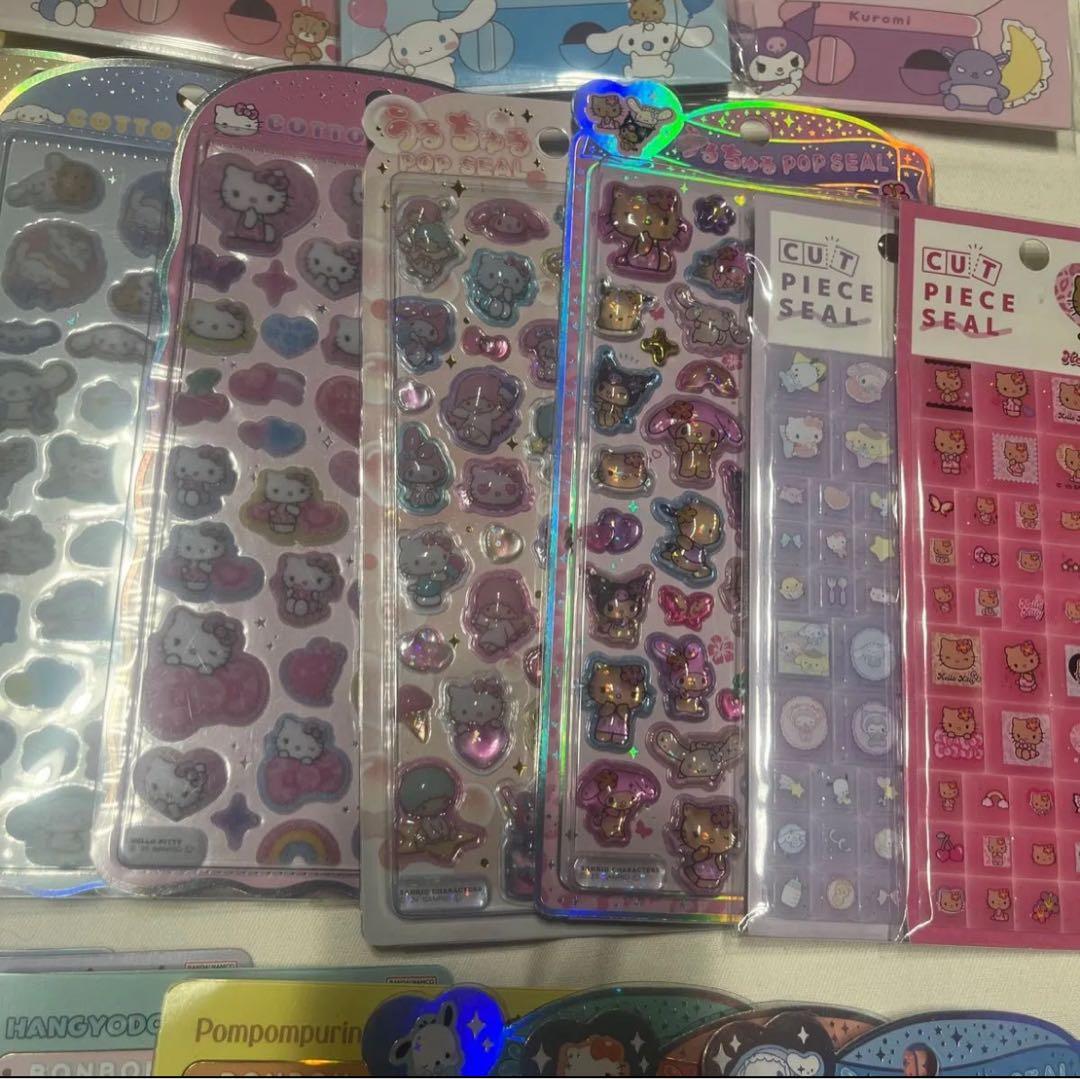 ボンボンドロップシール うるちゅるポップシール サンリオ キティ クロミ