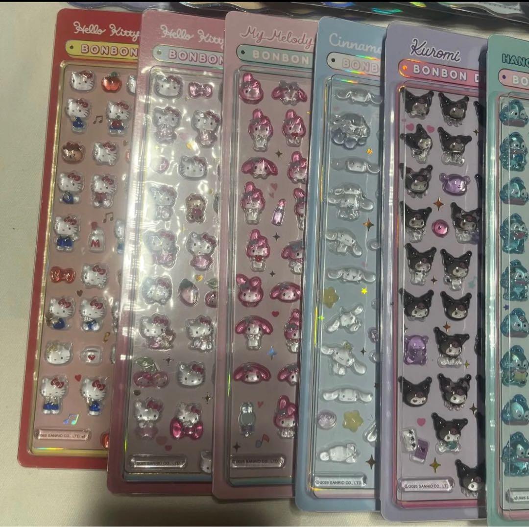 ボンボンドロップシール うるちゅるポップシール サンリオ キティ クロミ