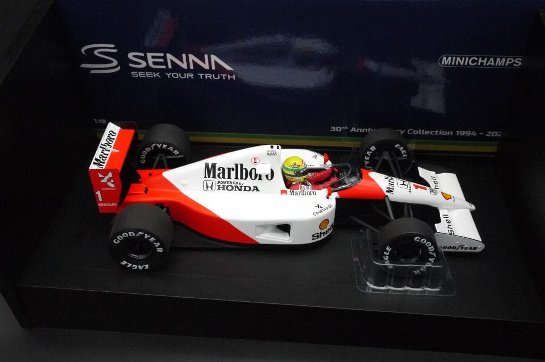 わふこう1/18 マクラーレン MP4/6 A.セナ J.アレジ Taxi