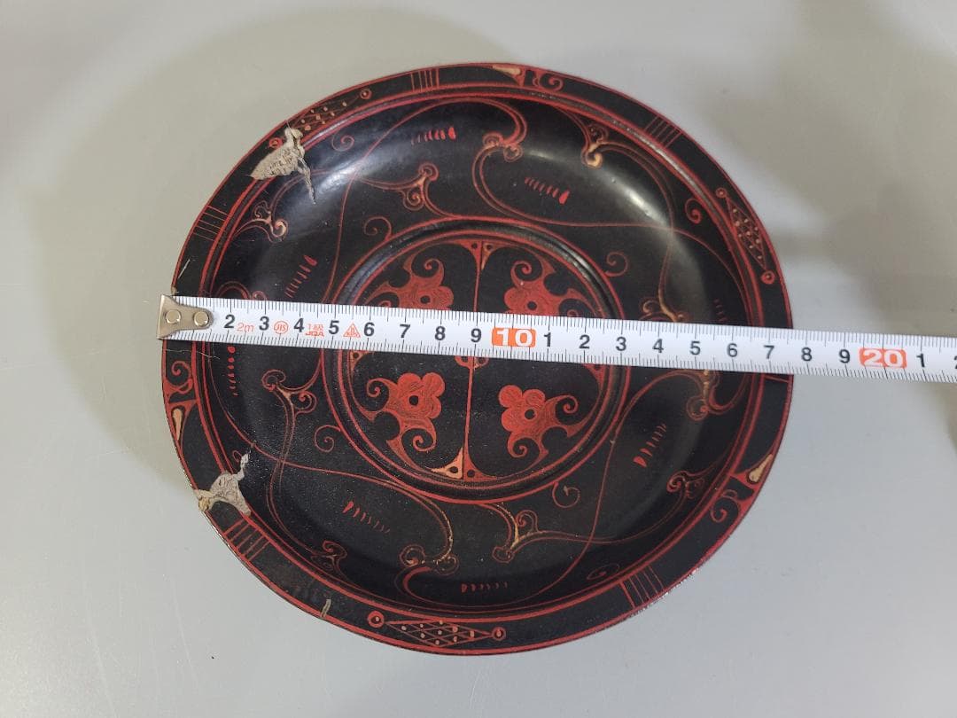古美術 中国 楚 漆器 二件 数寄者蔵品