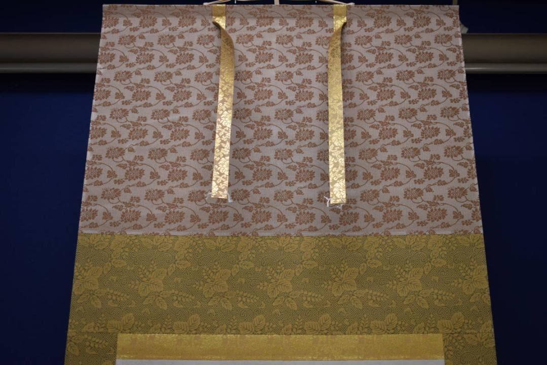 複製/尾形光琳/富士の巻狩り/人物乗馬図/大和絵/工芸/布袋屋掛軸HG-973