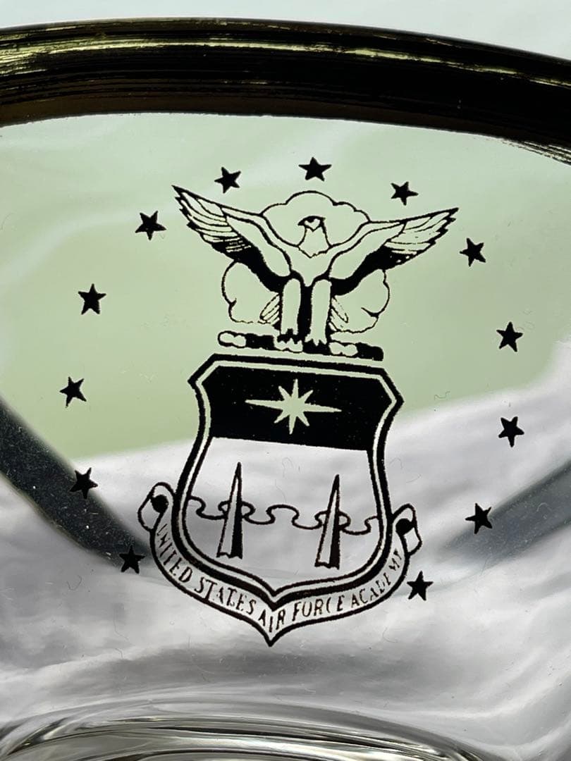 USA airforce academy アメリカ空軍養成学校ビンテージガラス