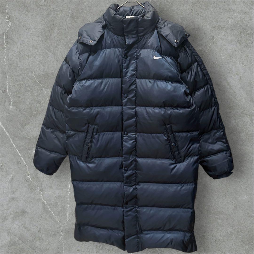 【美品】 Nike ナイキ ダウンジャケット ベンチコート ダウンコート L