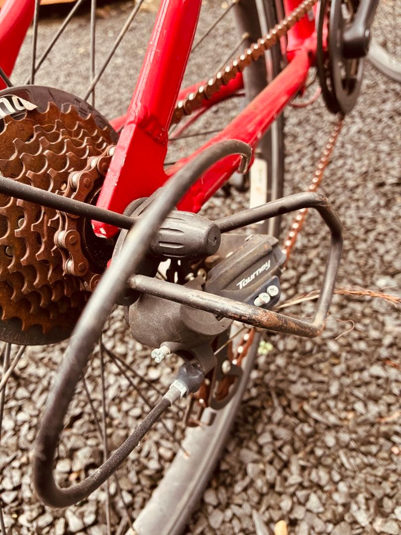 札幌　BRIDGESTONE シュライン　高校　子供用自転車レッド　26インチ