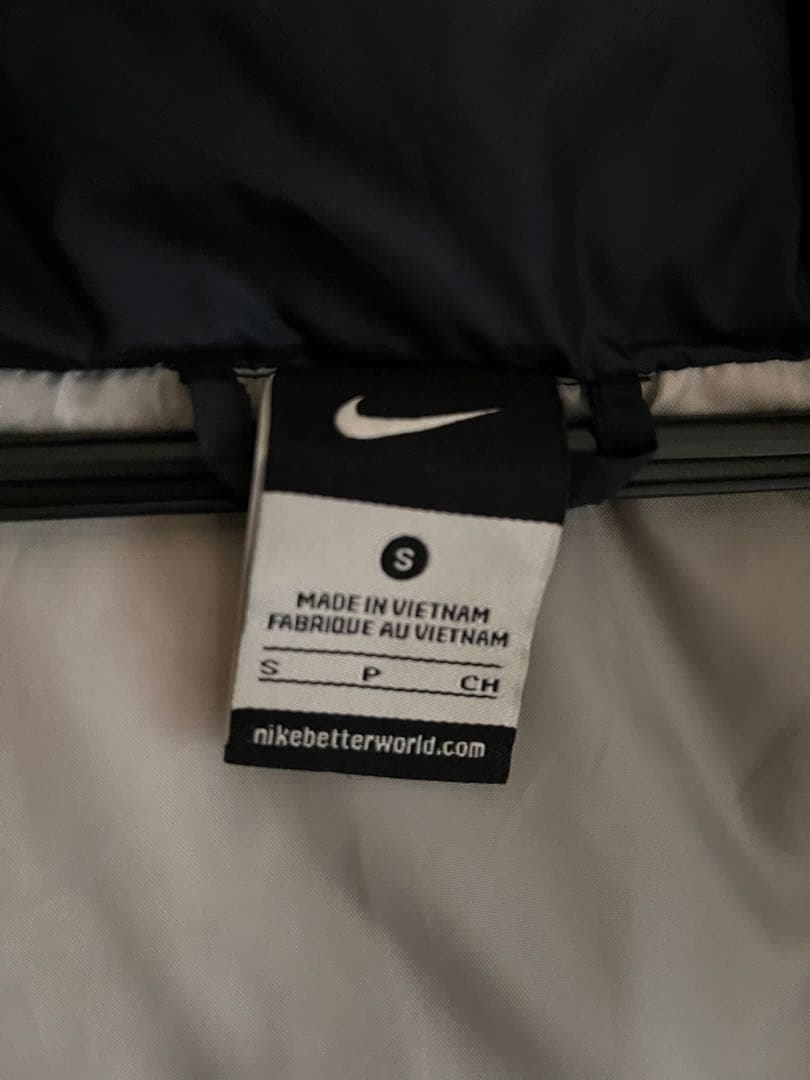 NIKE ナイキ ベンチコート S スポーツ ネイビー　ダウン