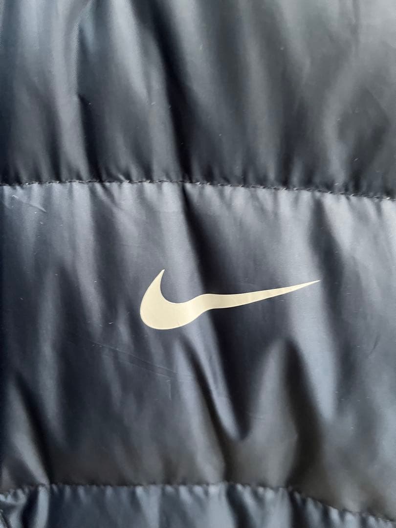 NIKE ナイキ ベンチコート S スポーツ ネイビー　ダウン