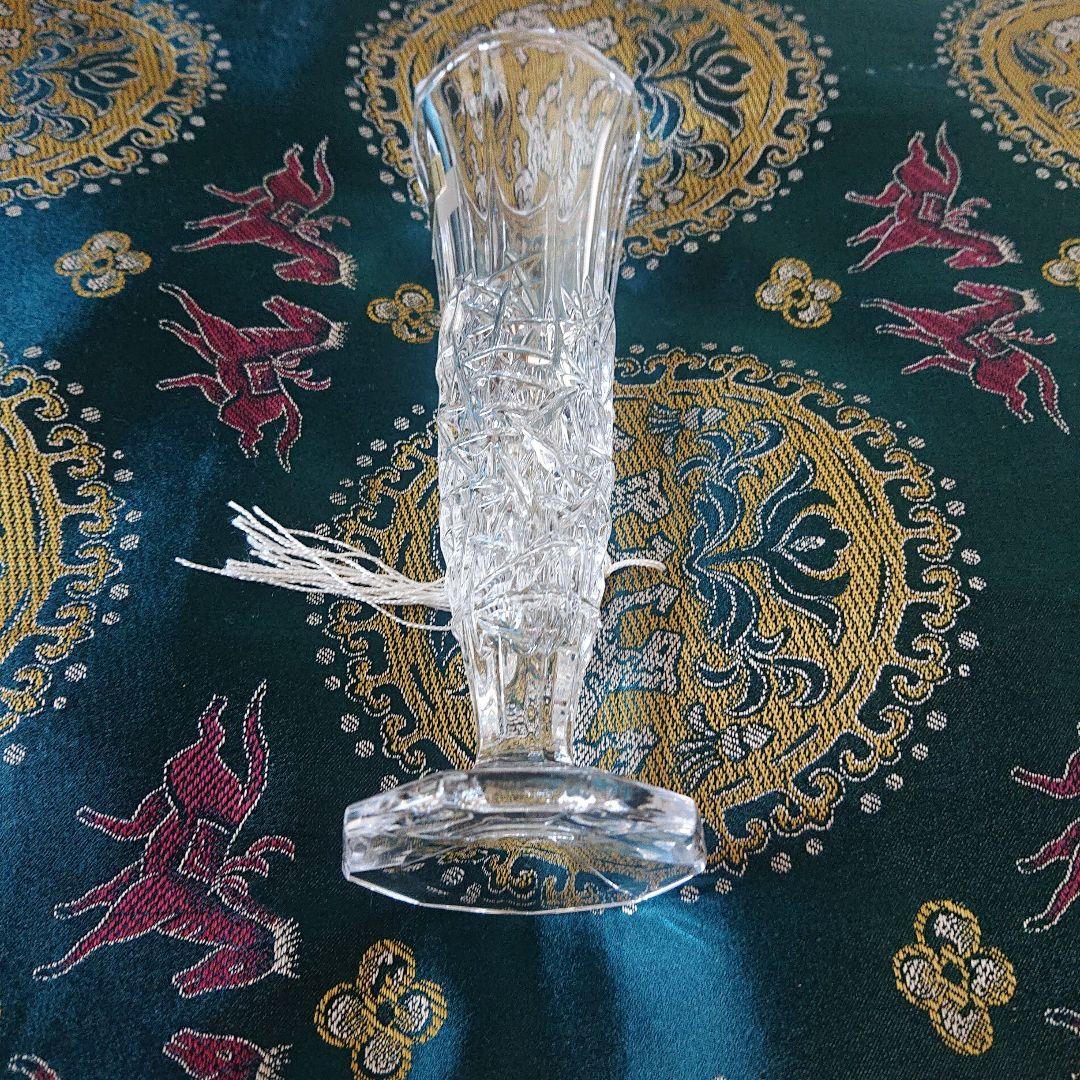 KAMEI CRYSTAL クリスタル花瓶 日本製一輪挿し