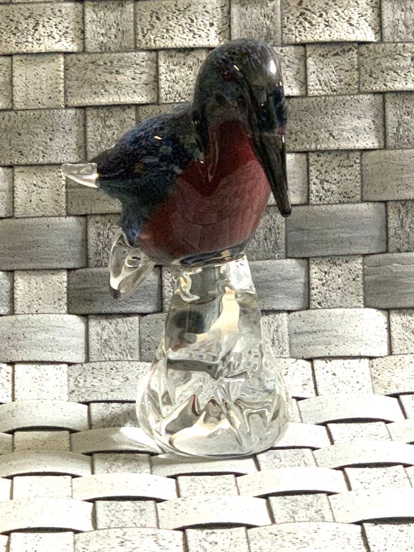 MaRcolinマルコリンART CRYSTAL 鳥　ハンドメイドスウェーデン