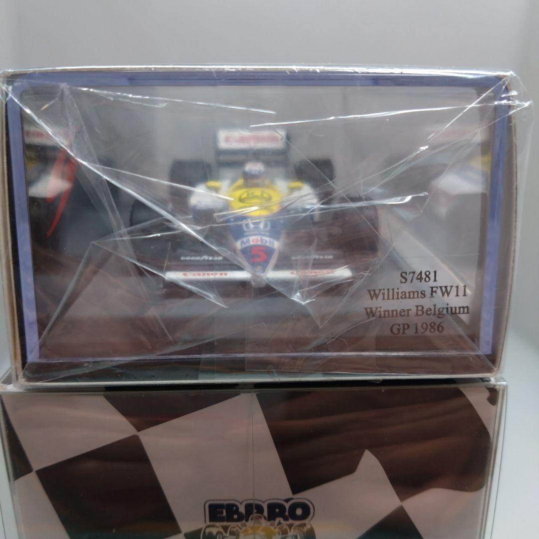 【未開封】1/43スパーク ウィリアムズホンダFW11 WINNER 1986