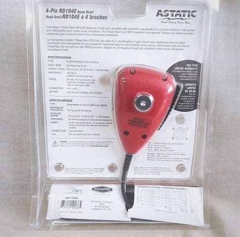 Astatic アスタティック RD104E CB HAM 4Pマイク 送料無料