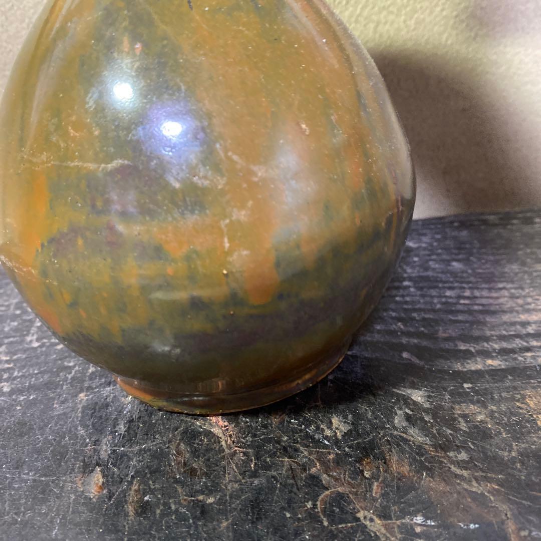 中国　古玩　河南天目徳利