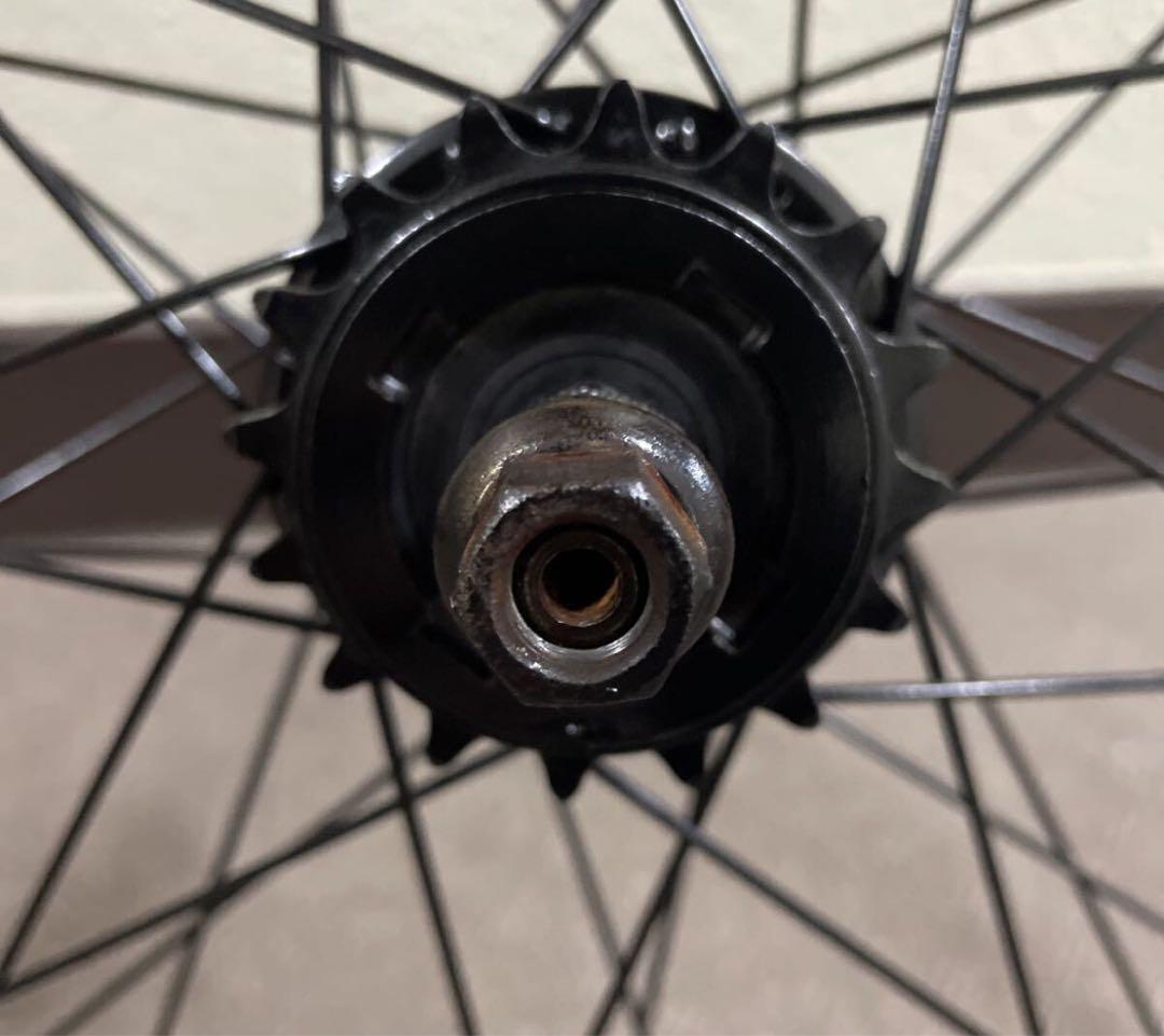【最終価格】ピストバイクホイール 前輪MICHE 700c固定&フリーギア付