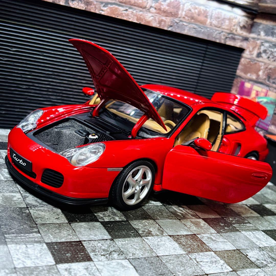 エンブレム加工品 1/18 AUTOart ポルシェ 911 (996) ターボ