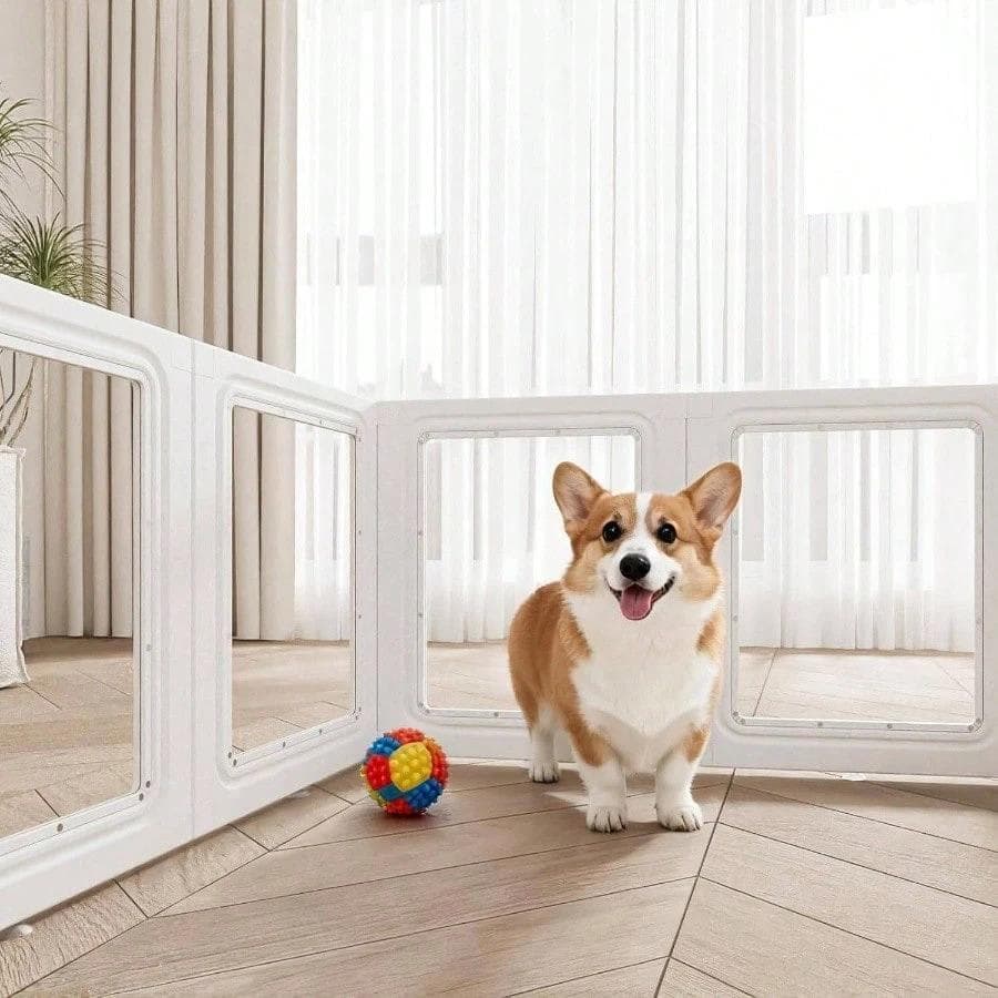 ホワイトペットサークル 大型犬用