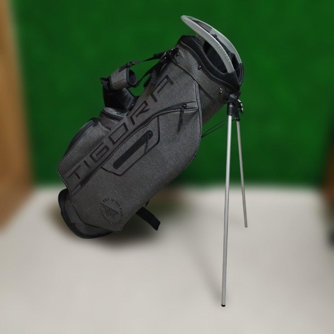 美品　TIGORA スタンド式 グレー キャディバッグint