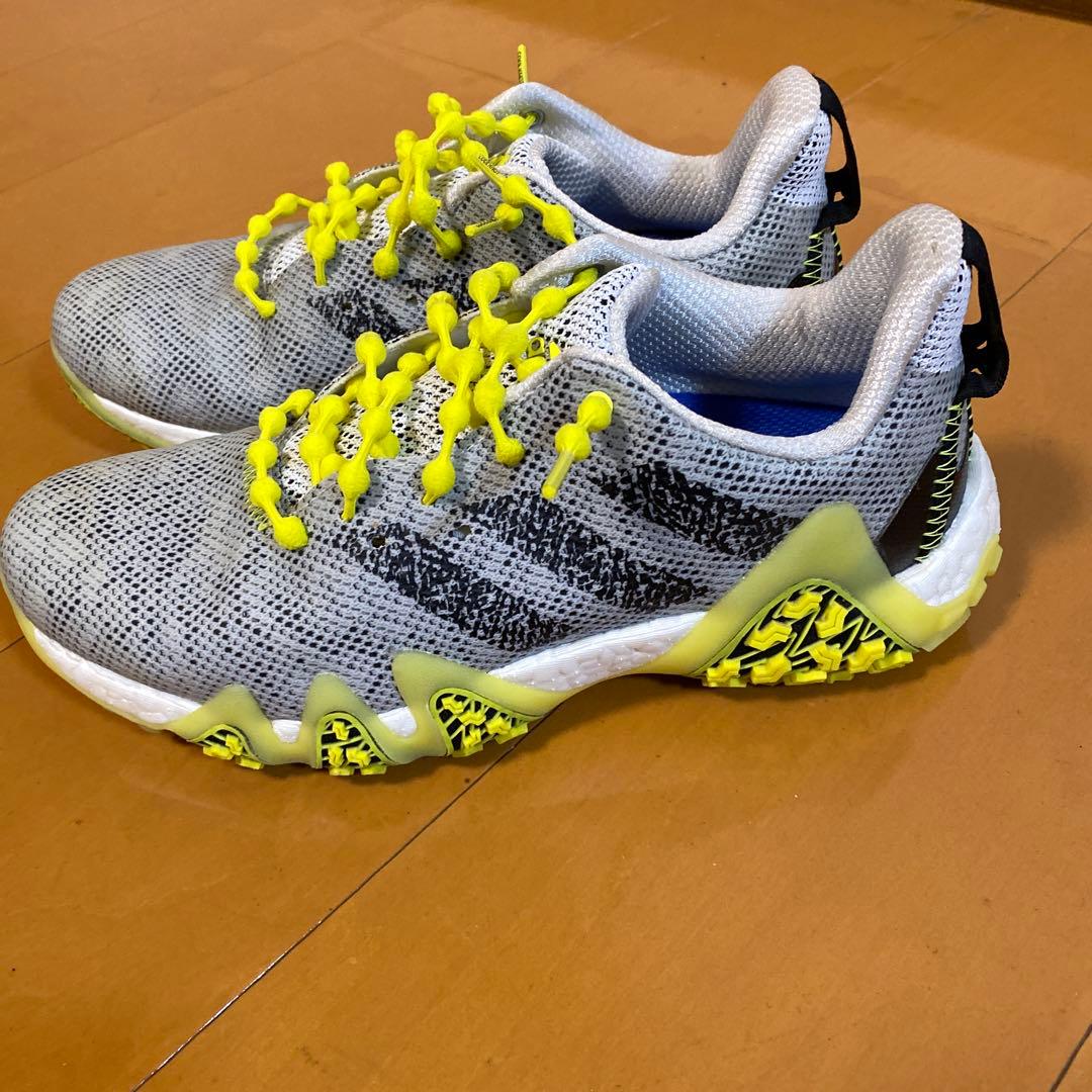 adidas ゴルフシューズ グレー/イエロー
