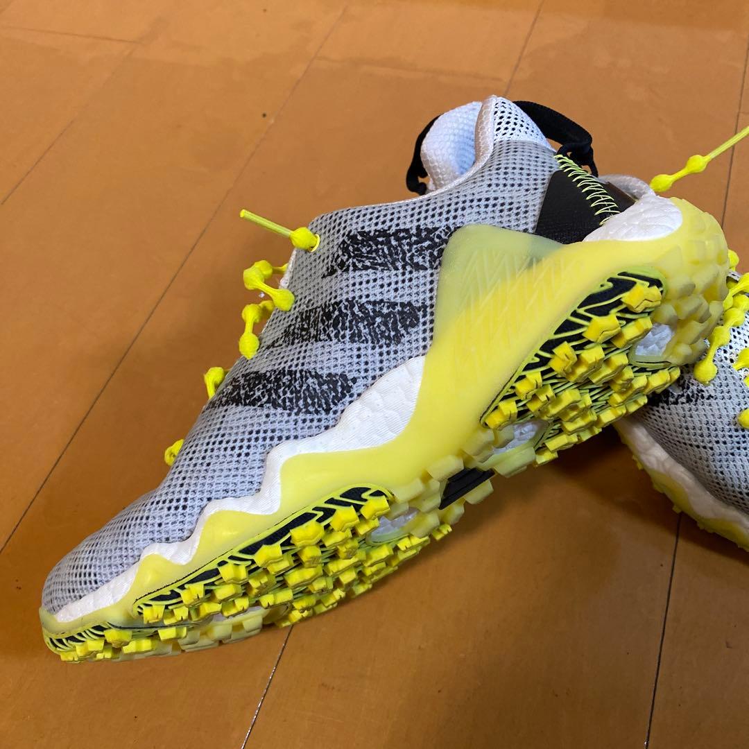 adidas ゴルフシューズ グレー/イエロー