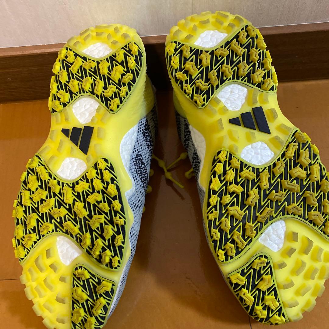 adidas ゴルフシューズ グレー/イエロー