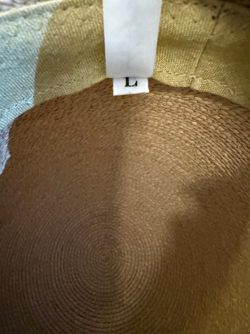 【otopukeknit】オトプケニット夏の帽子　Lサイズ