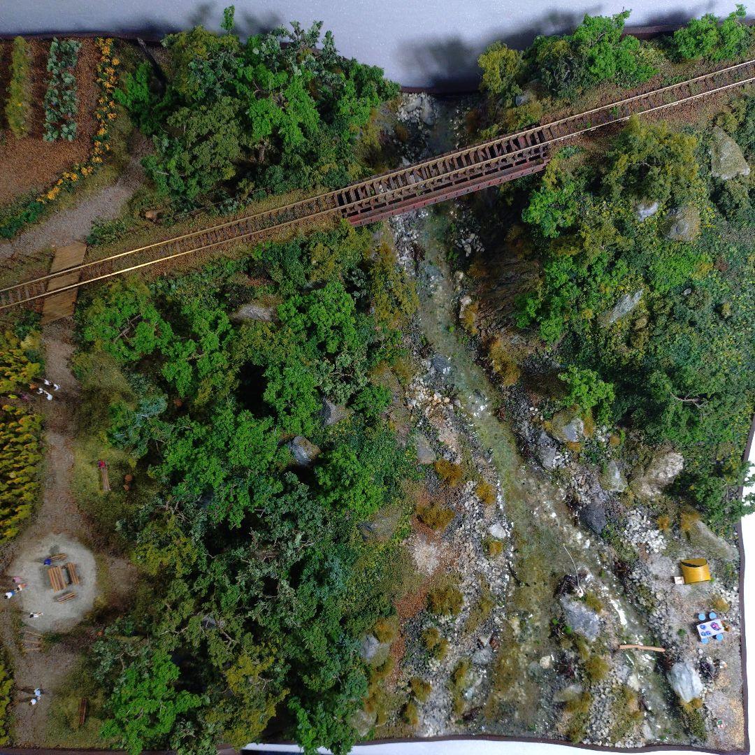 ジオラマ【60✕43cm程度】　Nゲージサイズ?　レール幅（9mm）